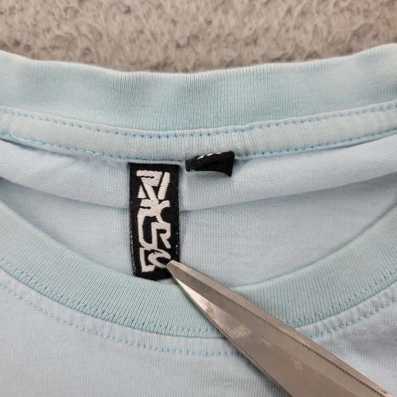 Rip Curl Shirt Mens Medium Blue Beach Ocean Surfing Crew Neck Short Sleeve Tee - Picture 9 of 14